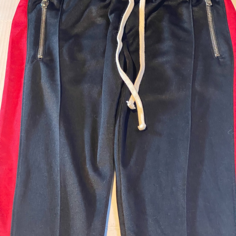 Mnml track pants mens size medium black red‎ pre-owned condition - Picture 3 of 10